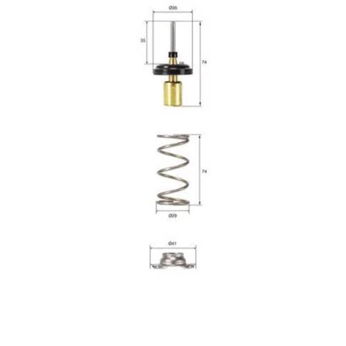 Termostat chladenia TX 257 82D /MAHLE/ - obr. 1
