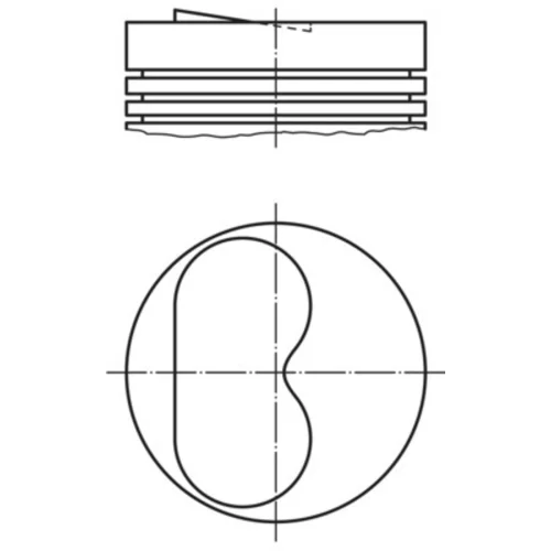 Piest MAHLE 009 13 02