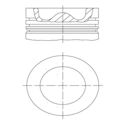 Piest 061 PI 00111 000 /MAHLE/ - obr. 1