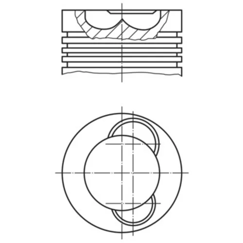 Piest 209 53 00 /MAHLE/ - obr. 1
