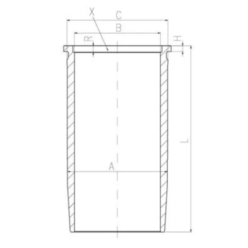 Vložka valcov 227 LW 00113 001 /MAHLE/ - obr. 1