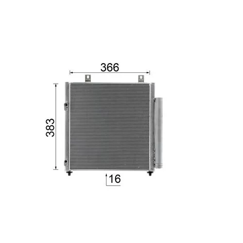 Kondenzátor klimatizácie AC 1049 000S /MAHLE/ - obr. 8