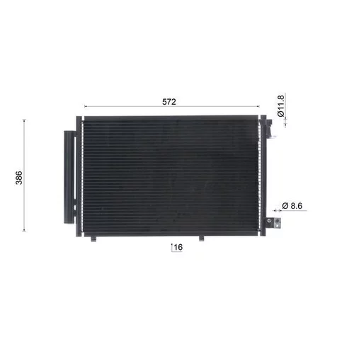 Kondenzátor klimatizácie AC 748 000S /MAHLE/ - obr. 10