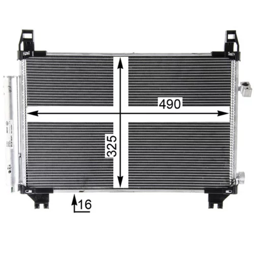 Kondenzátor klimatizácie AC 806 000P /MAHLE/ - obr. 7