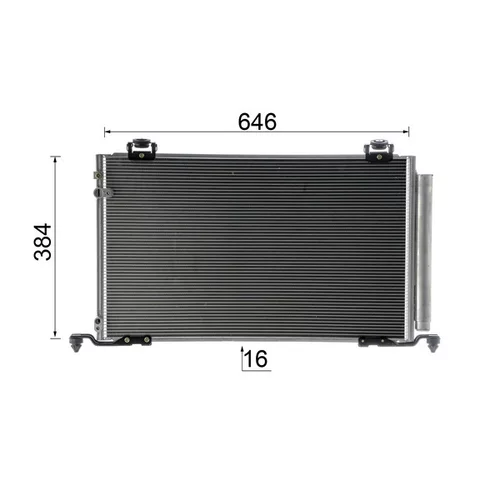Kondenzátor klimatizácie AC 823 000P /MAHLE/ - obr. 10