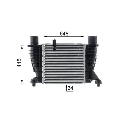 Chladič plniaceho vzduchu CI 12 000P /MAHLE/ - obr. 12