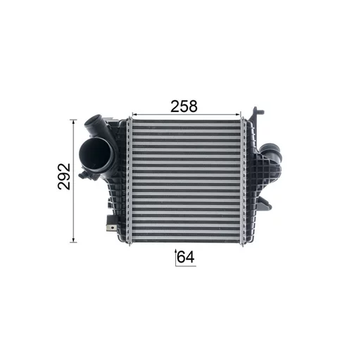 Chladič plniaceho vzduchu CI 640 000P /MAHLE/ - obr. 10