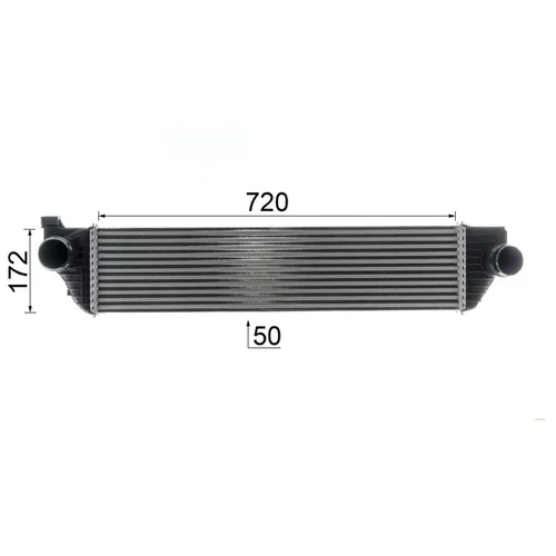 Chladič plniaceho vzduchu CI 669 000P /MAHLE/ - obr. 13