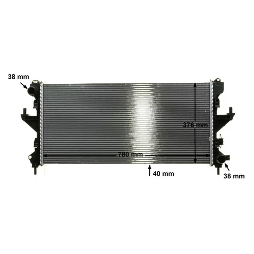 Chladič motora CR 1034 000P /MAHLE/ - obr. 15
