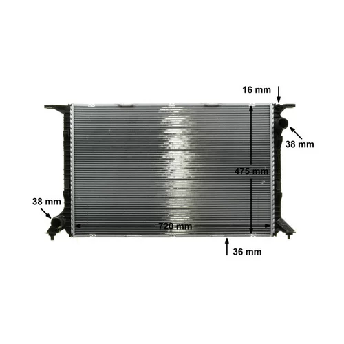 Chladič motora CR 1132 000P /MAHLE/ - obr. 16