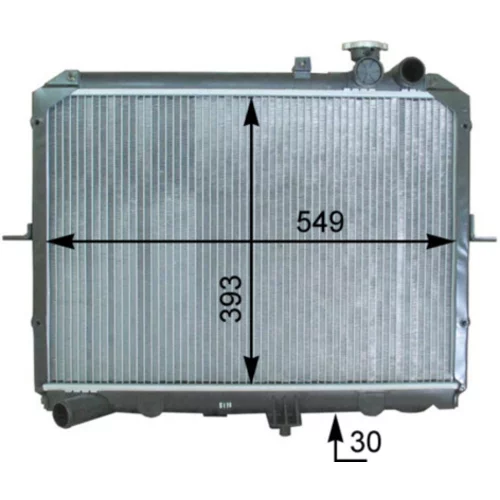Chladič motora CR 1332 000P /MAHLE/ - obr. 1