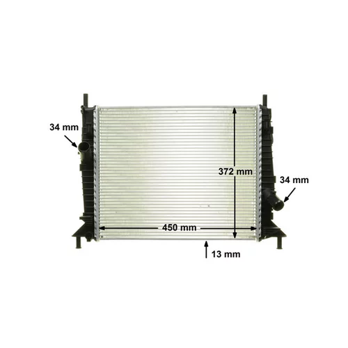 Chladič motora CR 1352 000P /MAHLE/ - obr. 9
