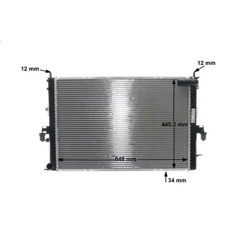 Chladič motora CR 1510 000S /MAHLE/ - obr. 11