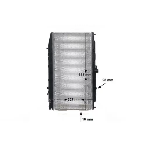 Chladič motora CR 158 000S /MAHLE/ - obr. 1