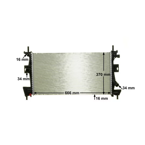 Chladič motora CR 1727 000P /MAHLE/ - obr. 15