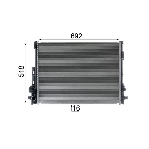 Chladič motora CR 2605 000P /MAHLE/ - obr. 16