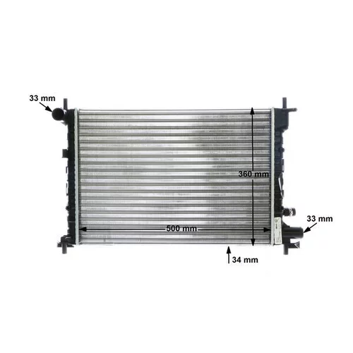 Chladič motora CR 381 000S /MAHLE/ - obr. 12
