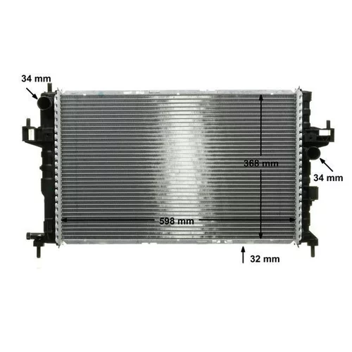 Chladič motora CR 391 000P /MAHLE/ - obr. 10