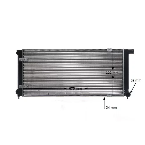 Chladič motora CR 407 000S /MAHLE/ - obr. 17