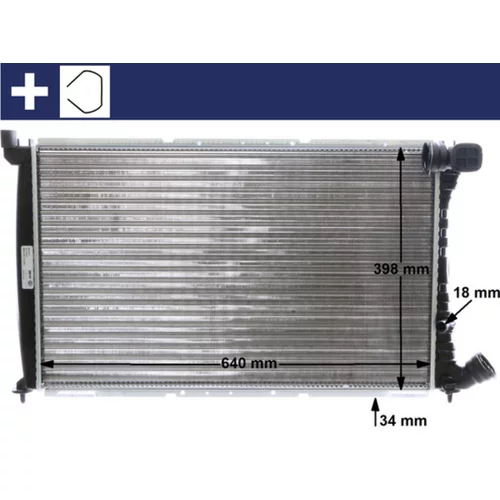 Chladič motora MAHLE CR 473 000S