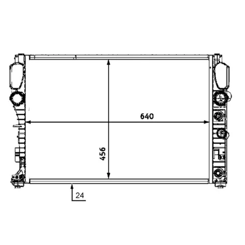 Chladič motora CR 513 000S /MAHLE/ - obr. 11
