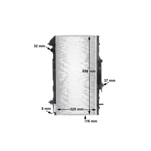 Chladič motora CR 533 000S /MAHLE/ - obr. 17