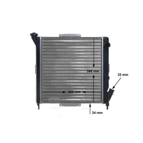 Chladič motora CR 832 000S /MAHLE/ - obr. 12