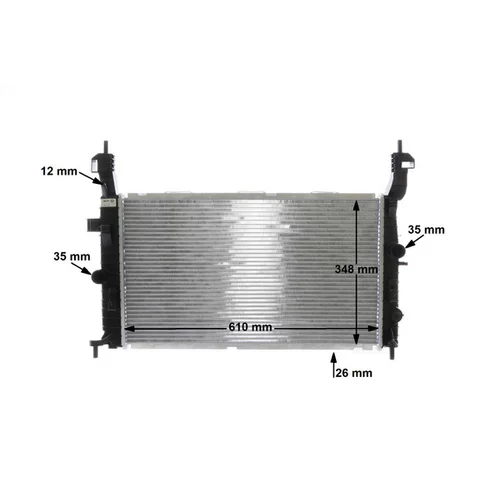 Chladič motora CR 833 000S /MAHLE/ - obr. 17