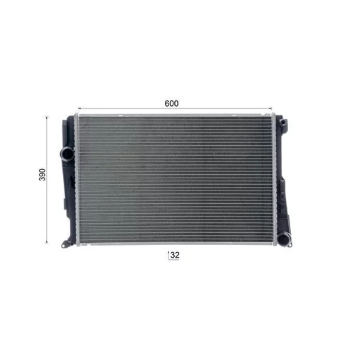 Chladič motora CR 877 000S /MAHLE/ - obr. 18