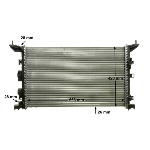 Chladič motora CR 897 000P /MAHLE/ - obr. 15