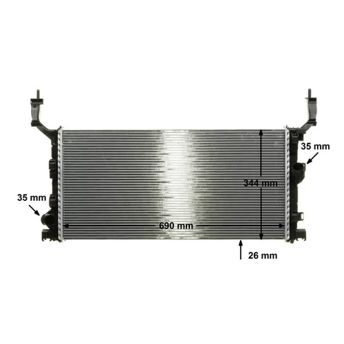 Chladič motora CR 898 000P /MAHLE/ - obr. 15