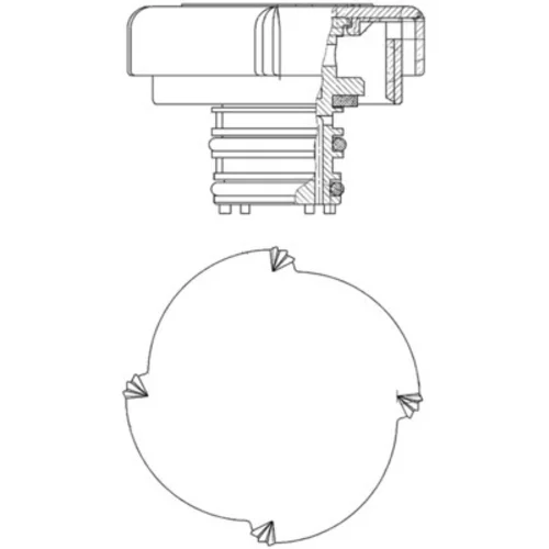 Uzáver nádržky pre chladiacu zmes CRB 22 000P /MAHLE/ - obr. 1