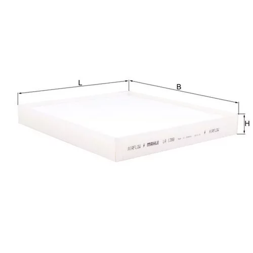 Filter vnútorného priestoru LA 1399 /MAHLE/ - obr. 2