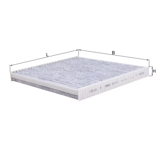 Filter vnútorného priestoru LAK 411 /MAHLE/ - obr. 2