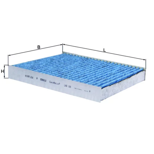 Filter vnútorného priestoru LAO 120 /MAHLE/ - obr. 2