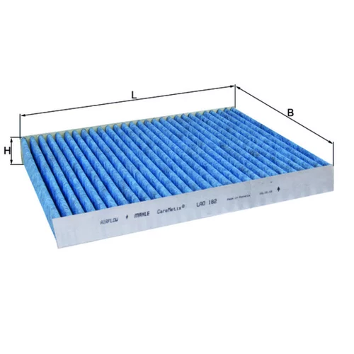Filter vnútorného priestoru LAO 182 /MAHLE/ - obr. 2