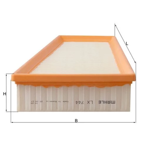 Vzduchový filter MAHLE LX 744