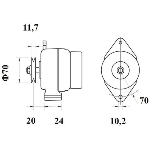 Alternátor MG 1144 /MAHLE/ - obr. 3