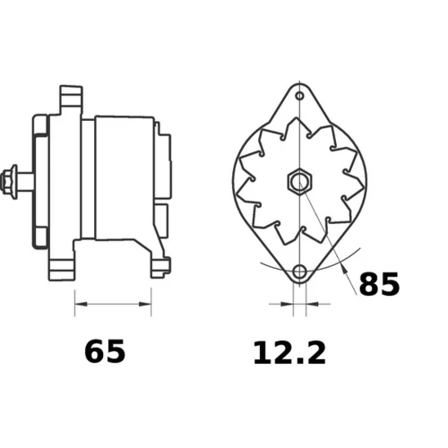 Alternátor MG 516 /MAHLE/ - obr. 4