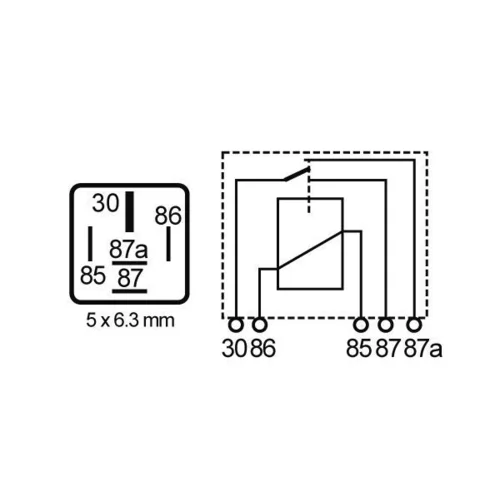 Relé pracovného prúdu MR 90 /MAHLE/ - obr. 1
