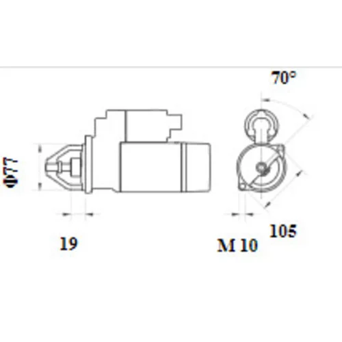 Štartér MS 1167 /MAHLE/ - obr. 1