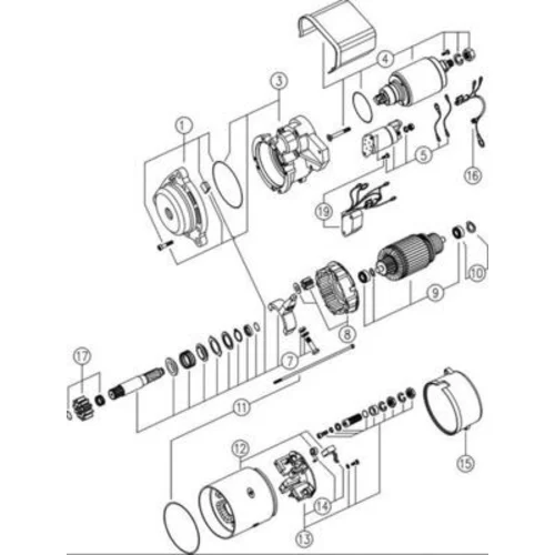 Štartér MS 821 /MAHLE/ - obr. 5