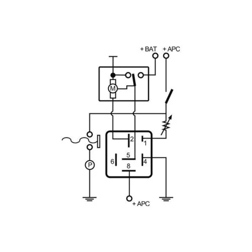 Relé intervalu stierania/ostrekovania MT 20 /MAHLE/ - obr. 1