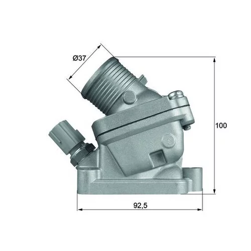 Termostat chladenia TH 36 90D /MAHLE/ - obr. 2