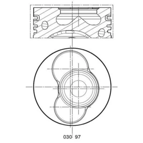 Piest 030 97 00 /MAHLE/ - obr. 1