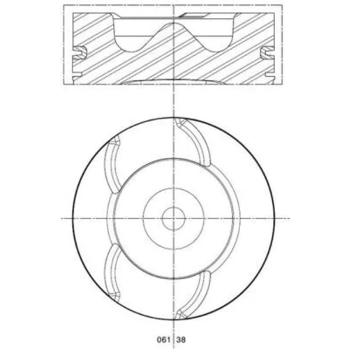 Piest 061 38 00 /MAHLE/ - obr. 1