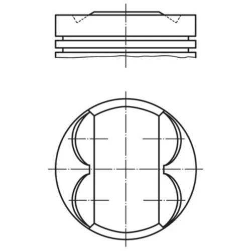 Piest MAHLE 081 PI 00107 001