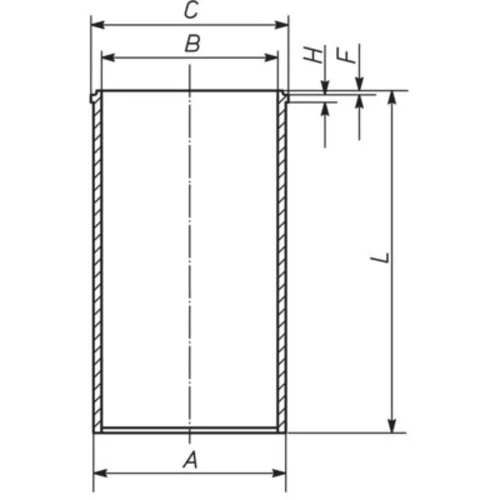 Vložka valcov MAHLE 553 WT 06 00
