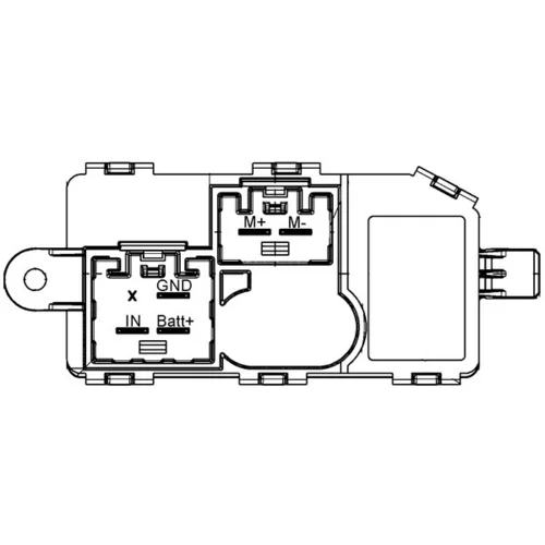 Regulator, ventilator vnutorneho priestoru ABR 77 000P /MAHLE/ - obr. 2