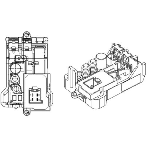 Regulator, ventilator vnutorneho priestoru ABR 8 000P /MAHLE/ - obr. 1